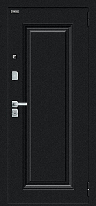 Товар Дверь Флэш МФ/BChrome Букле черное/Cappuccino Melinga BR6198