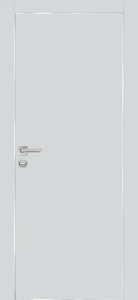 Межкомнатная дверь ПХ- 1 AL кромка с 4-х ст. Сапфир матовый