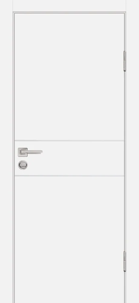 Межкомнатная дверь П-15 Белый матовый