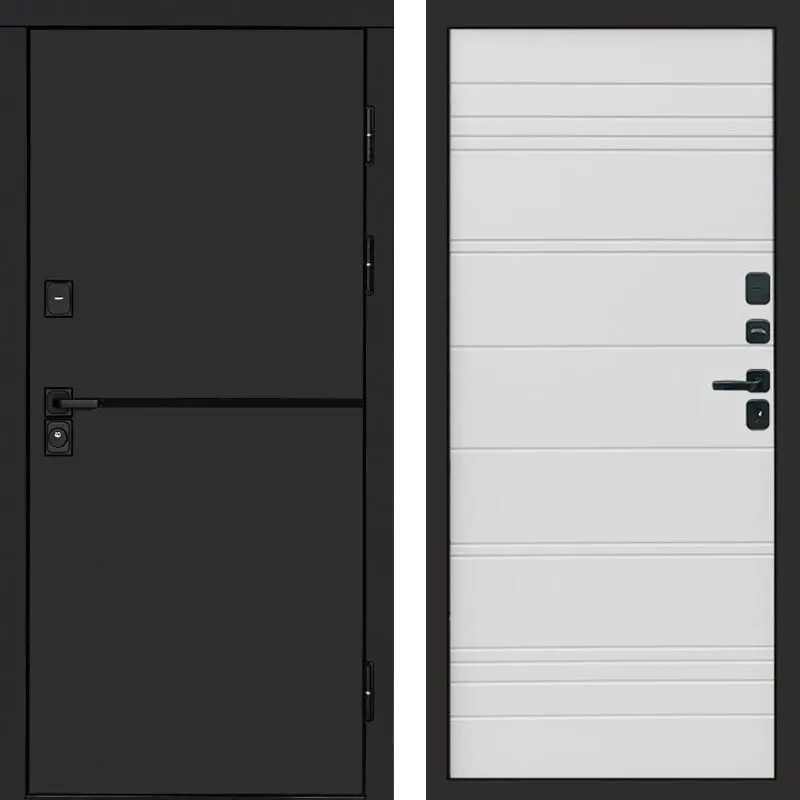 Дверь Термо-Доор Тренд black(черная фурнитура) (квартира) DIS007544