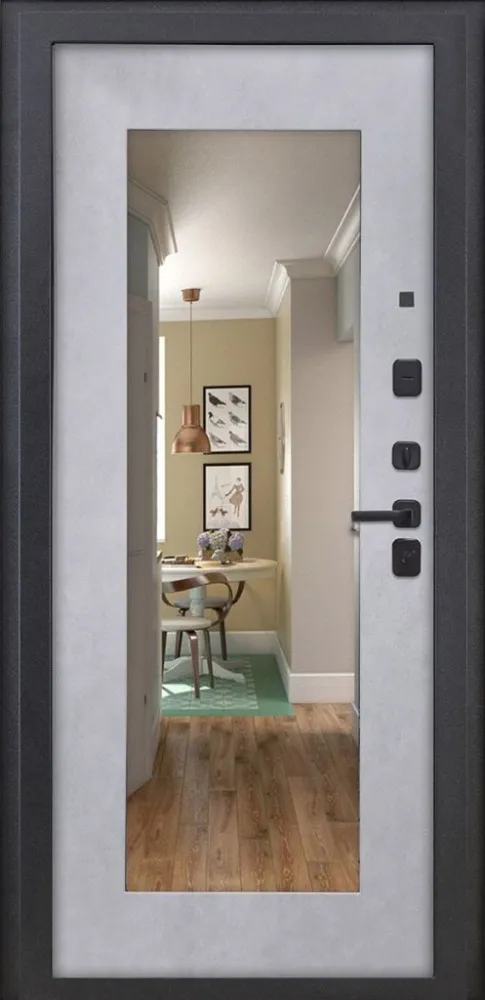 Товар Дверь ДвериПРО L Термо ФЛЗ-603 Бетон снежный DPRO221089