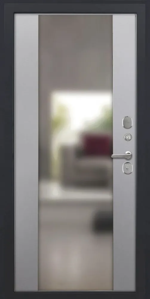 Товар Дверь ДвериПРО Берген Алиса (16мм, ПВХ софт грей, зеркало) DPRO220490